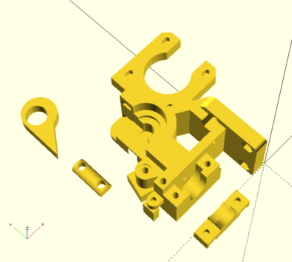Ch1t0's design, STLs imported in OpenSCAD.