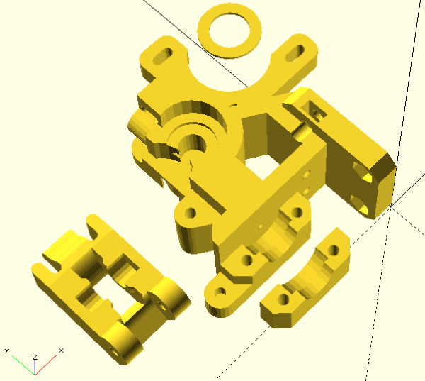 Wade-L3K, STLs imported in OpenSCAD.