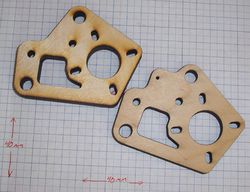 Pieces used to make the Y Axis Motor Mounts.