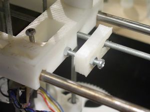 BlogPhotosFromVik-first selfmade reprap part fitted.jpg