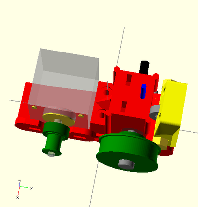 OpenSCAD model of assembled 00str00der2