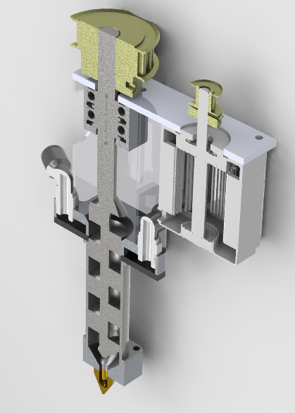 Granule Extruder for large custom 3D printer