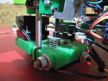 attach the Z Axis endstop and flag