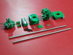 Parts used for the X Axis Motor, Belt and endstop