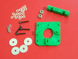 Photo of the parts used for the X Axis Ideler
