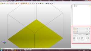 Netfabb with highlighted cut tools