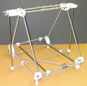 RepRapPro Mendel montierter Rahmen
