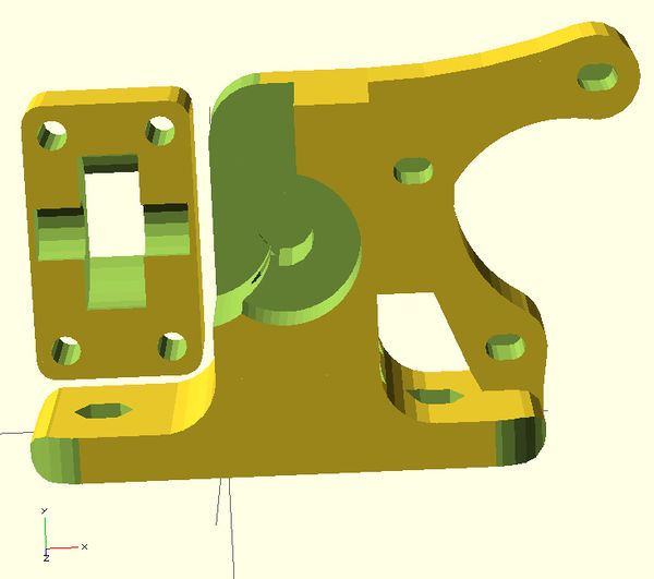 Greg's accessible extruder, Version 1.